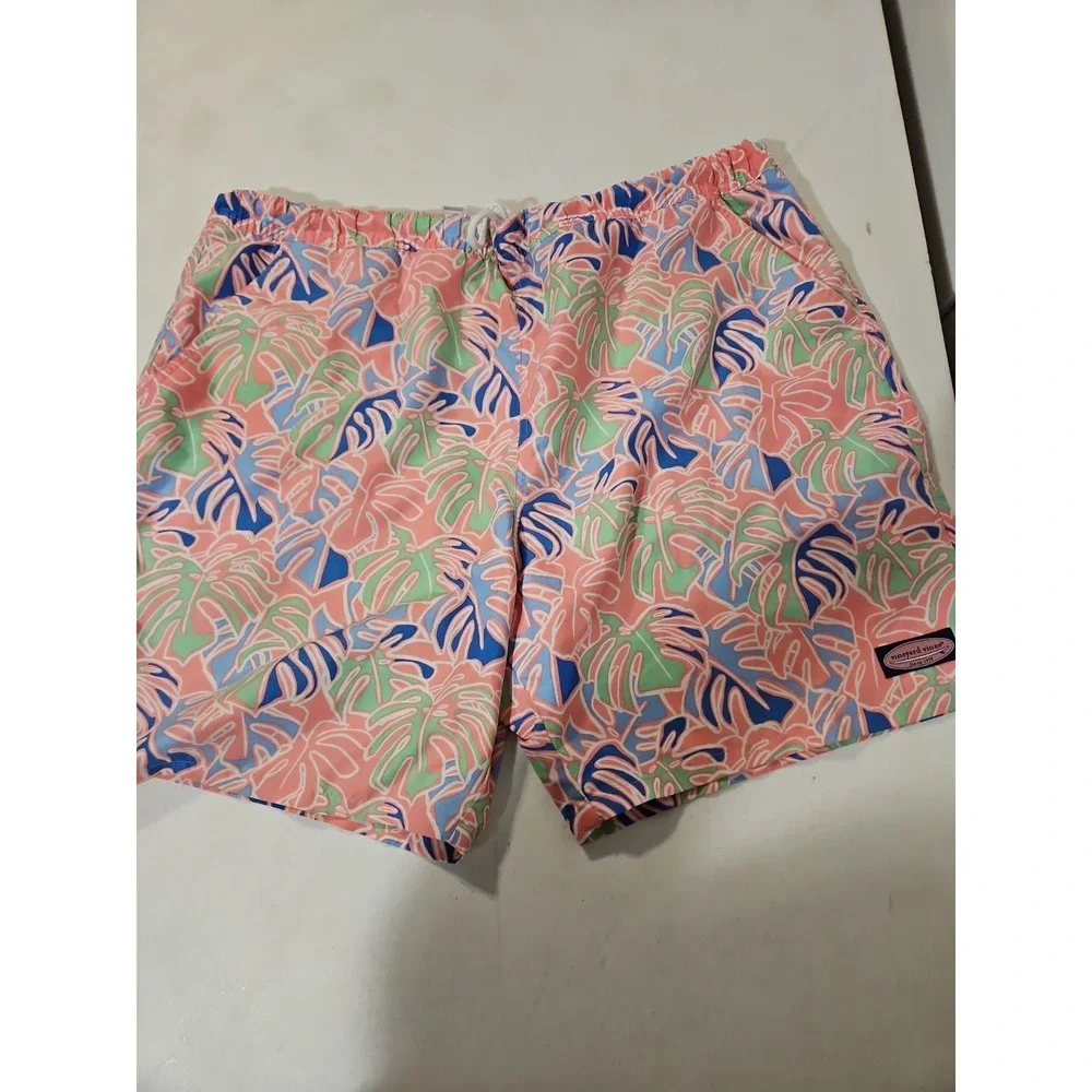 Vineyard Vines Swim Trunks Mens XL‎ Hawaiian Shorts Liner And Drawstring (1775
